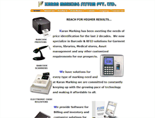Tablet Screenshot of karanindia.com